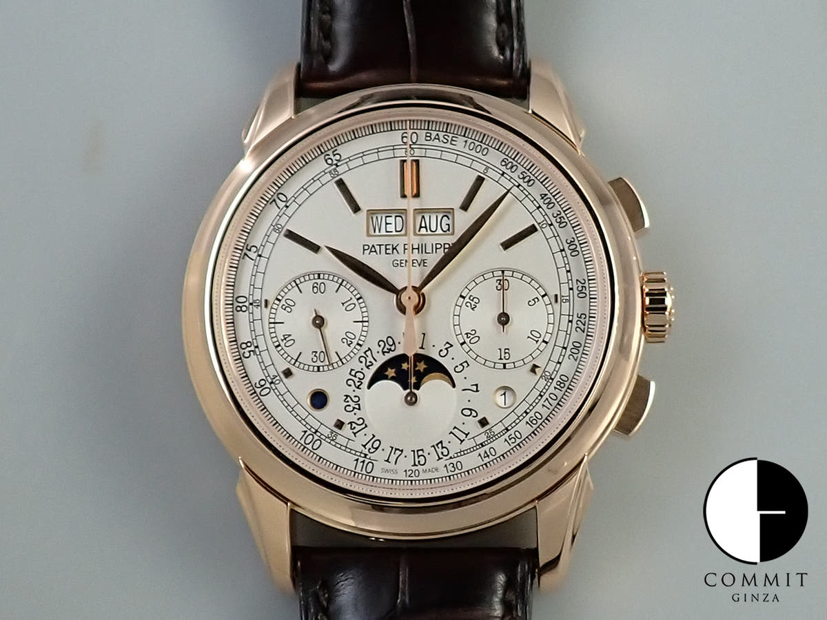 パテックフィリップ パーペチュアルカレンダー クロノグラフ Ref.5270R-001 ローズゴールド シルバー文字盤