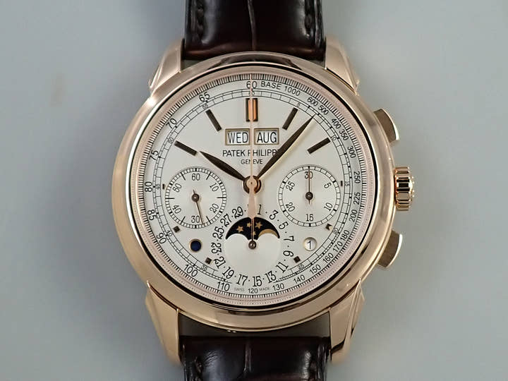 パテックフィリップ パーペチュアルカレンダー クロノグラフ Ref.5270R-001 ローズゴールド シルバー文字盤