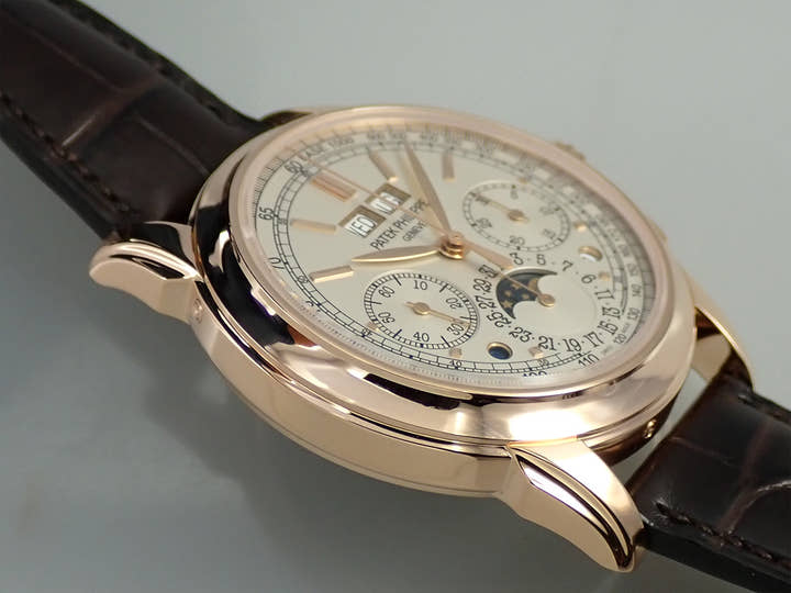 パテックフィリップ パーペチュアルカレンダー クロノグラフ Ref.5270R-001 ローズゴールド シルバー文字盤