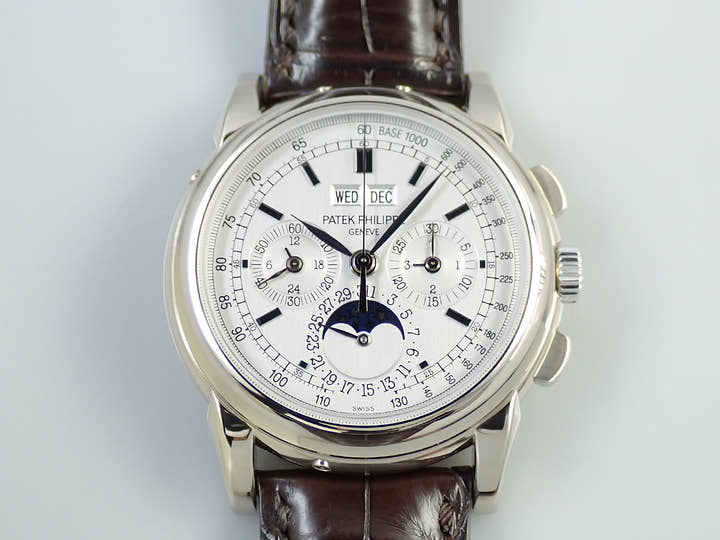 パテックフィリップ アニュアルカレンダー クロノグラフ Ref.5970G-001 ホワイトゴールド シルバー文字盤