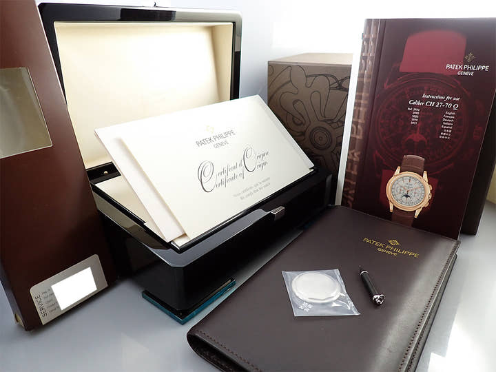 パテックフィリップ アニュアルカレンダー クロノグラフ Ref.5970G-001 ホワイトゴールド シルバー文字盤