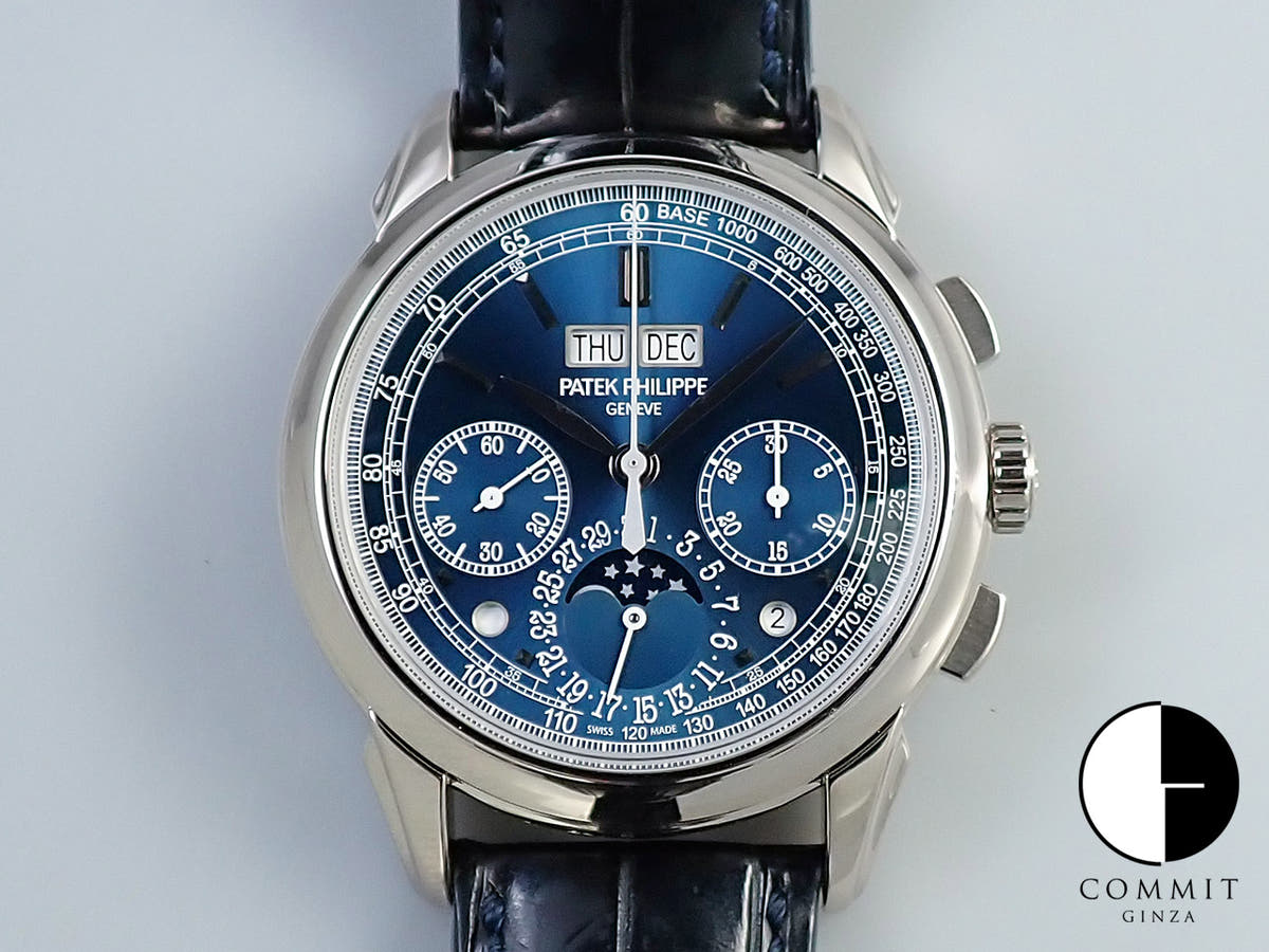 パテックフィリップ パーペチュアルカレンダー クロノグラフ Ref.5270G-019 ホワイトゴールド ブルー文字盤