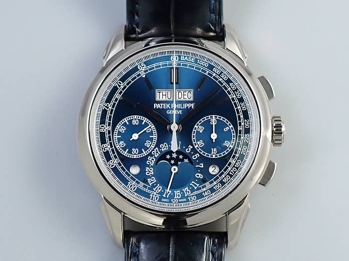 パテックフィリップ パーペチュアルカレンダー クロノグラフ Ref.5270G-019 ホワイトゴールド ブルー文字盤