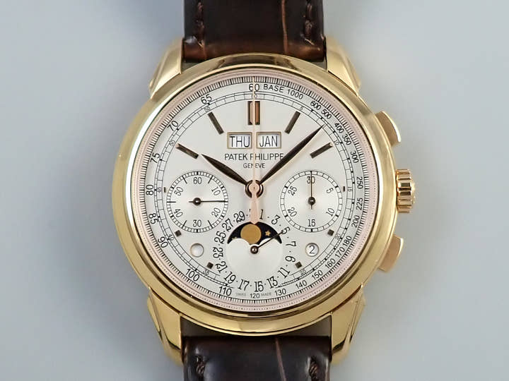 パテックフィリップ パーペチュアルカレンダー クロノグラフ Ref.5270R-001 ローズゴールド シルバー文字盤