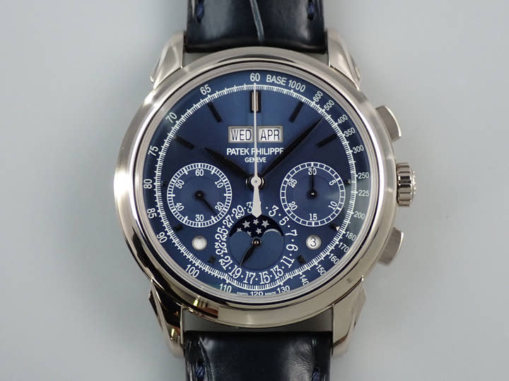 パテックフィリップ パーペチュアルカレンダー クロノグラフ Ref.5270G-014 ホワイトゴールド ブルー文字盤