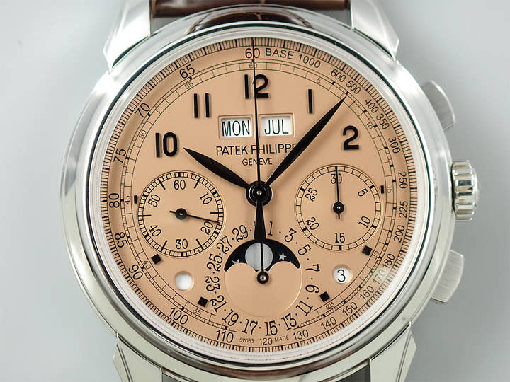 パテックフィリップ パーペチュアルカレンダー クロノグラフ Ref.5270P-001 プラチナ ゴールデンオパーリン文字盤