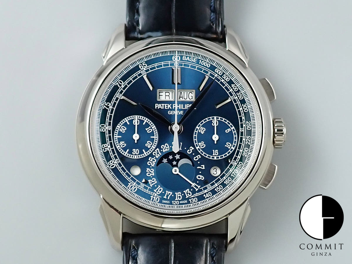 パテックフィリップ パーペチュアルカレンダー クロノグラフ Ref.5270G-019 ホワイトゴールド ブルー文字盤