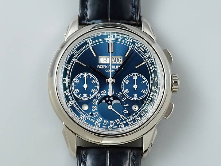 パテックフィリップ パーペチュアルカレンダー クロノグラフ Ref.5270G-019 ホワイトゴールド ブルー文字盤