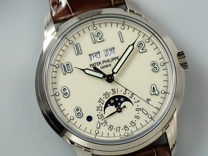 パテックフィリップ パーペチュアルカレンダー Ref.5320G-001 ホワイトゴールド アイボリー文字盤