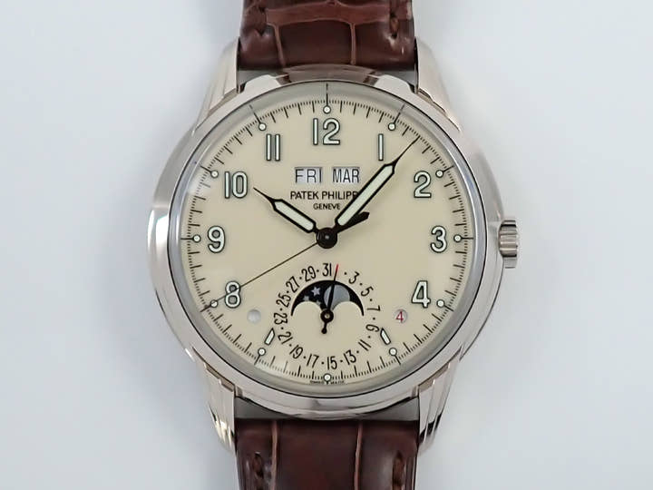 パテックフィリップ パーペチュアルカレンダー Ref.5320G-001 ホワイトゴールド アイボリー文字盤