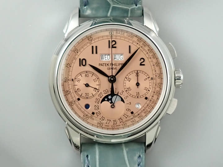 パテックフィリップ パーペチュアルカレンダー クロノグラフ Ref.5270P-001 プラチナ ゴールデンオパーリン文字盤