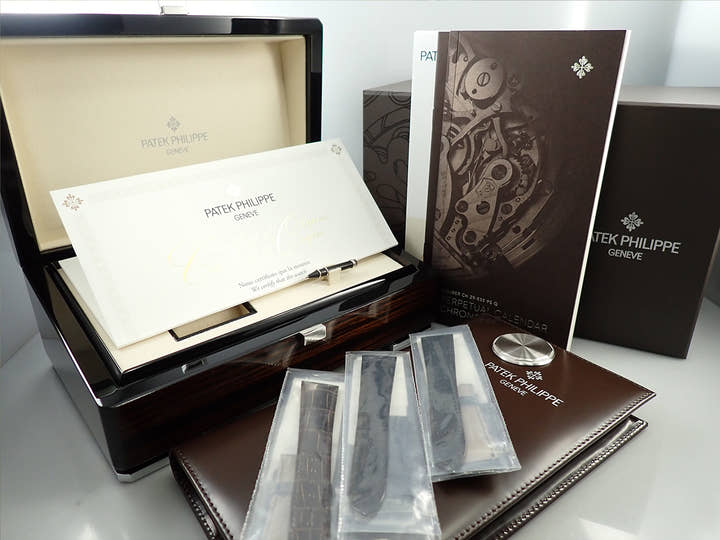 パテックフィリップ パーペチュアルカレンダー クロノグラフ Ref.5270P-001 プラチナ ゴールデンオパーリン文字盤