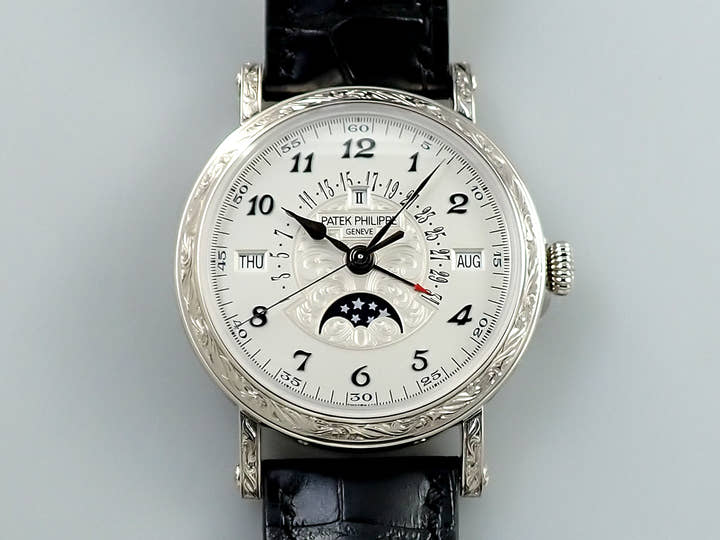パテックフィリップ パーペチュアルカレンダー レトログラード Ref.5160/500G-001 ホワイトゴールド シルバー文字盤