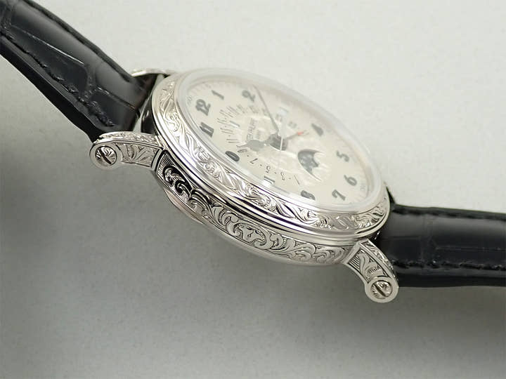 パテックフィリップ パーペチュアルカレンダー レトログラード Ref.5160/500G-001 ホワイトゴールド シルバー文字盤