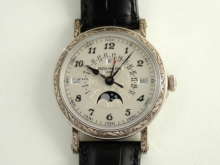 パテックフィリップ パーペチュアルカレンダー レトログラード Ref.5160/500G-001 ホワイトゴールド シルバー文字盤