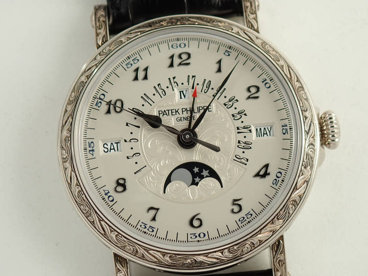 パテックフィリップ パーペチュアルカレンダー レトログラード Ref.5160/500G-001 ホワイトゴールド シルバー文字盤