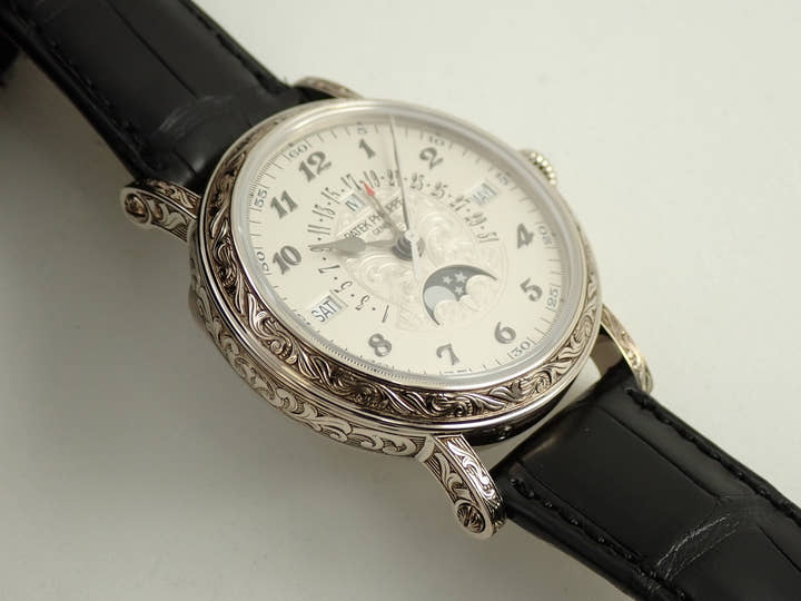 パテックフィリップ パーペチュアルカレンダー レトログラード Ref.5160/500G-001 ホワイトゴールド シルバー文字盤