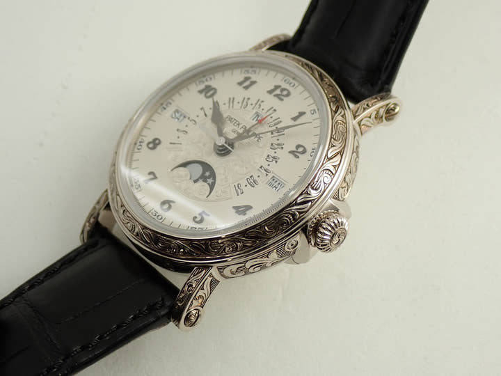 パテックフィリップ パーペチュアルカレンダー レトログラード Ref.5160/500G-001 ホワイトゴールド シルバー文字盤