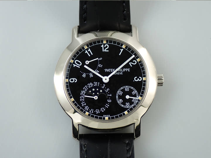 パテックフィリップ プチコンプリケーション Ref.5055G-001 ホワイトゴールド ブラック文字盤