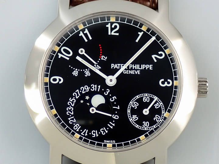 パテックフィリップ プチコンプリケーション Ref.5055G-001 ホワイトゴールド ブラック文字盤