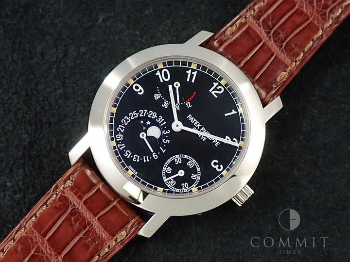 パテックフィリップ プチコンプリケーション Ref.5055G-001 ホワイトゴールド ブラック文字盤