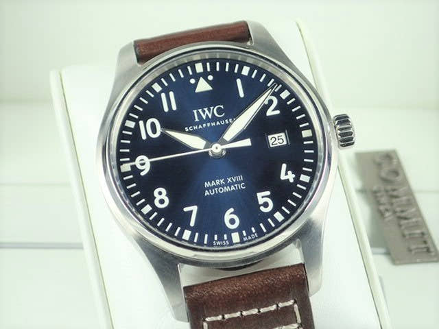 IWC パイロットウォッチ Ref.IW327004 ミッドナイトブルー文字盤 中古 pilot-10