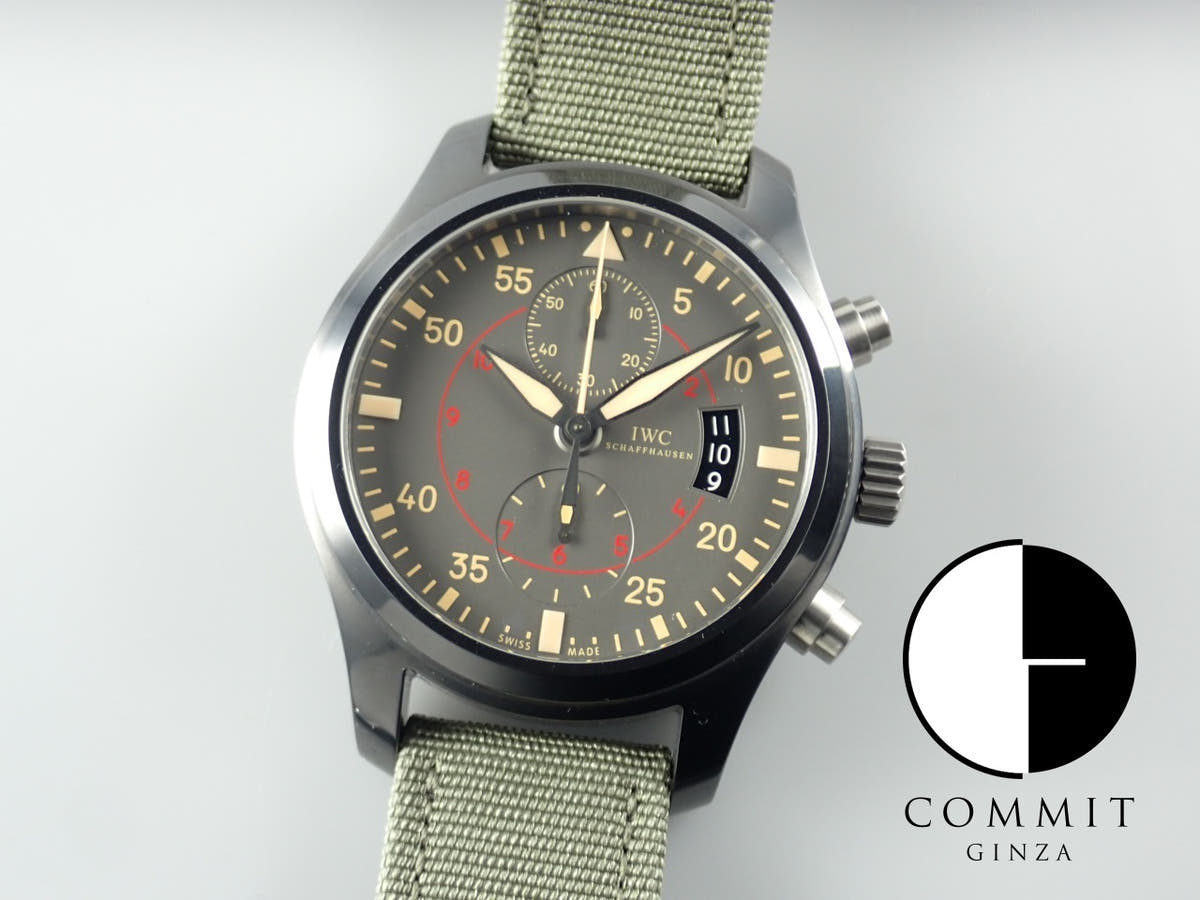 IWC パイロットウォッチ Ref.IW388002 グレー文字盤 中古 pilot-15