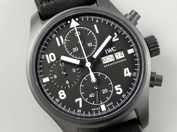 IWC パイロットウォッチ Ref.IW387905 ブラック文字盤 未使用 R4CX9S63