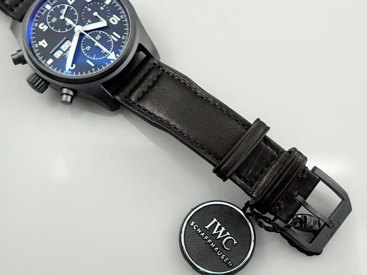 IWC パイロットウォッチ Ref.IW387905 ブラック文字盤 未使用 R4CX9S63