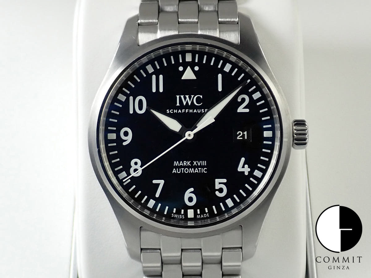 IWC パイロットウォッチ マークXVIII Ref.IW327011 ブラック文字盤 中古 0W3S5CTK