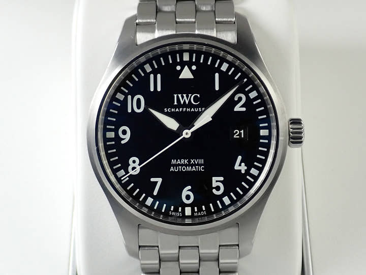 IWC パイロットウォッチ マークXVIII Ref.IW327011 ブラック文字盤 中古 0W3S5CTK