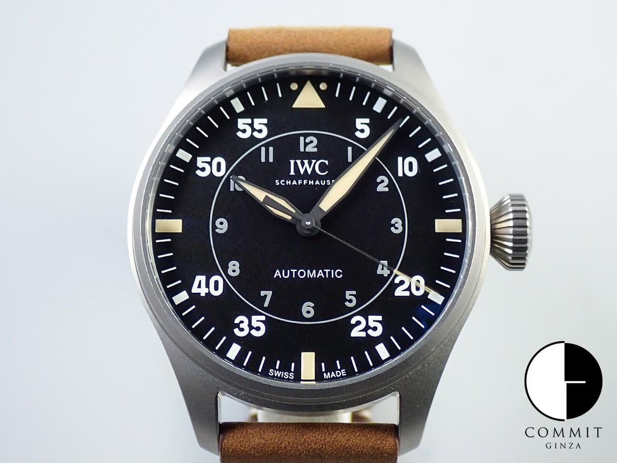 IWC ビッグ パイロット ウォッチ43 スピットファイア Ref.IW329701 ブラック文字盤 極美品 6M4Z0Y17
