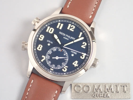 Patek Philippe Calatrava Ref.5524G Blue Vanish Dial Used pilot-2