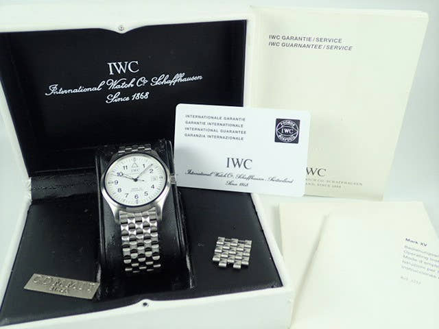 IWC パイロットウォッチ Ref.IW325310 ホワイト文字盤 中古 pilot-8
