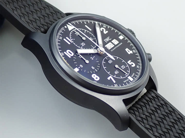 IWC Pilot's Watch Chronograph Tribute to 3705 Ref.IW387905 Black Dial Very Good Condition 2S7HZUH6