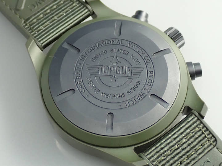 IWC パイロット ウォッチ クロノグラフ トップガン ウッドランド Ref.IW389106 グリーン文字盤 極美品 S0P2VTVC