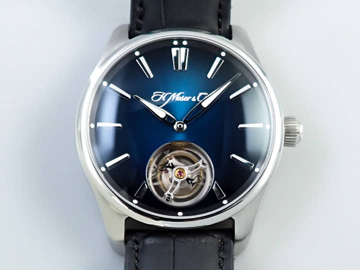 H.モーザー パイオニア トゥールビヨン Ref.3804-1201 ミッドナイトブルー フュメ文字盤 中古 208PCL42