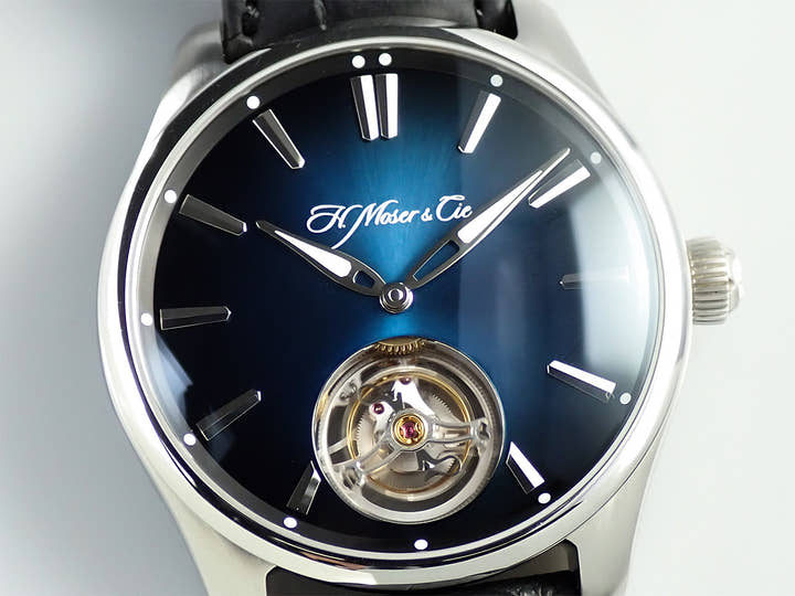 H.モーザー パイオニア トゥールビヨン Ref.3804-1201 ミッドナイトブルー フュメ文字盤 中古 208PCL42