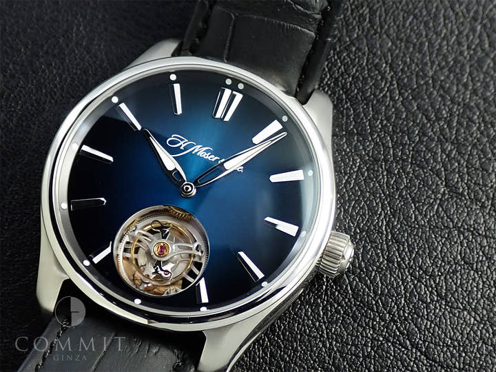 H.モーザー パイオニア トゥールビヨン Ref.3804-1201 ミッドナイトブルー フュメ文字盤 中古 208PCL42