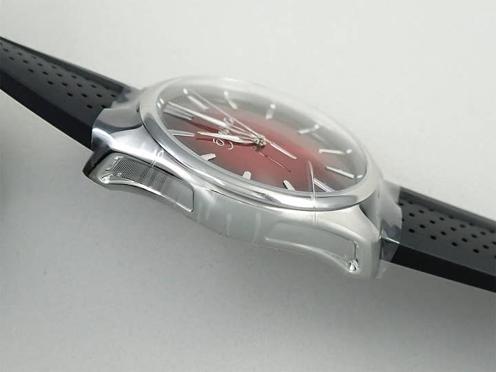 H.モーザー パイオニアセンターセコンド Ref.3200-1207 レッド・フュメ文字盤 未使用 6X45AKLX