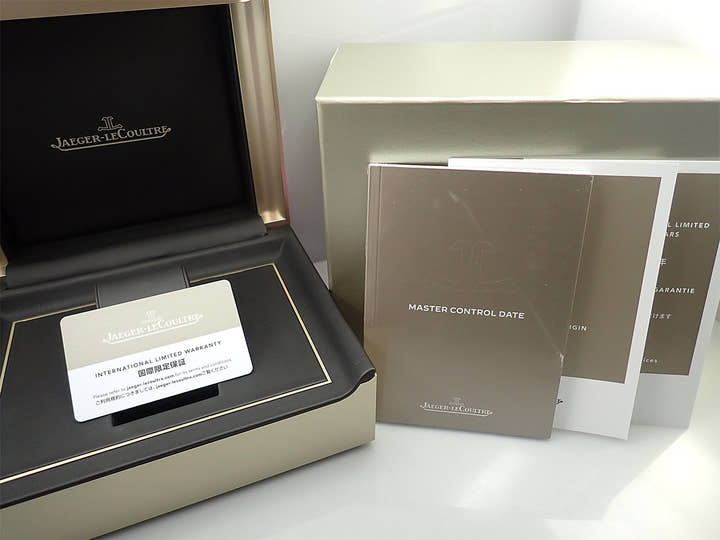 ジャガールクルト マスター コントロール デイト Ref.Q4018480 ブルー文字盤 未使用 855YF5FW