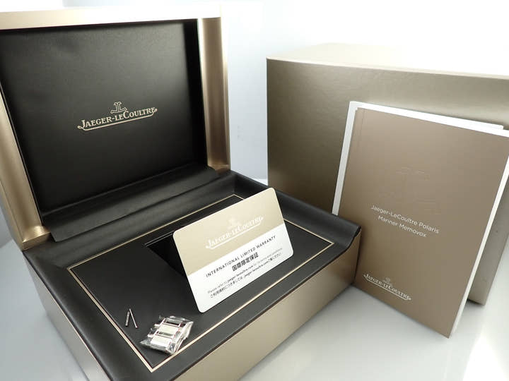 ジャガールクルト ポラリス マリナー メモボックス Ref.Q9038180 ブルー文字盤 美品 C0U62CMJ