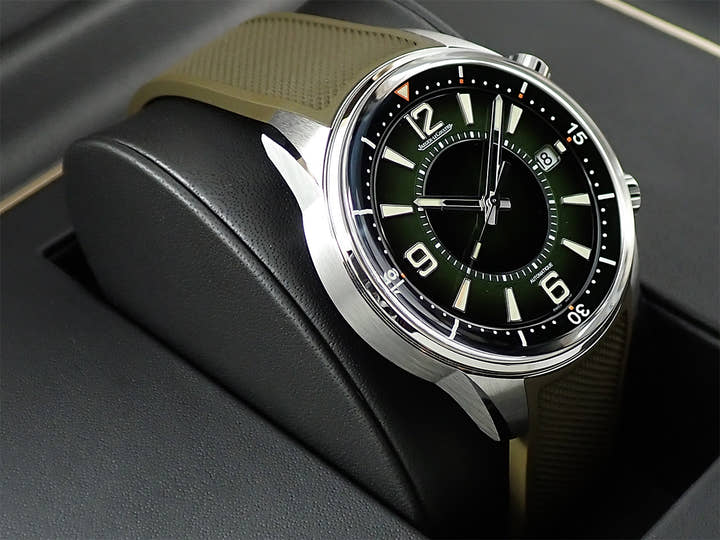 ジャガールクルト ポラリス デイト Ref.Q906863J グリーングラデーション文字盤 極美品 HPZC156L