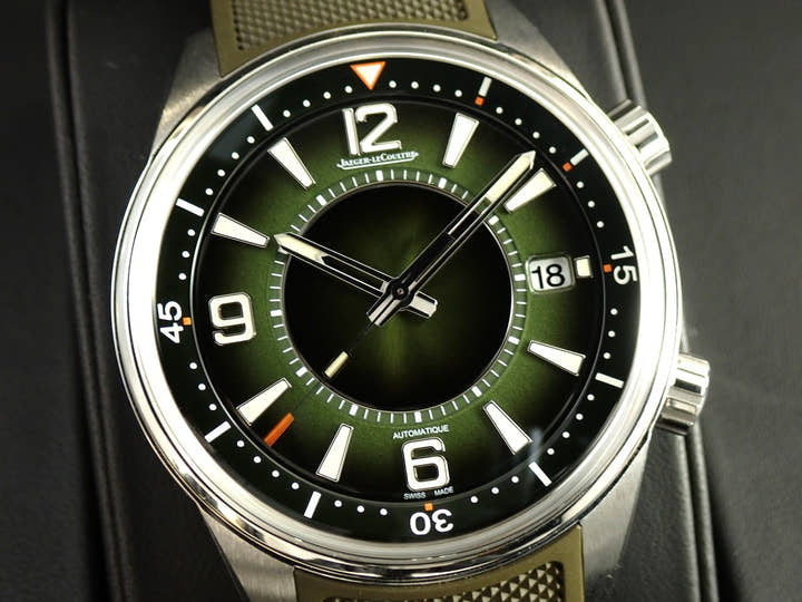 Jaeger-LeCoultre Polaris Date Ref.Q906863J Green Gradient Dial Very Good Condition 6M8CZWLY