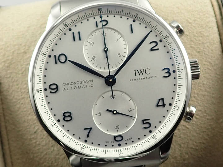 IWC Portuguese Chronograph Ref.IW371617 Silver Dial Unused Y15S7K8L