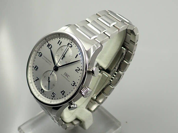 IWC Portuguese Chronograph Ref.IW371617 Silver Dial Unused Y15S7K8L