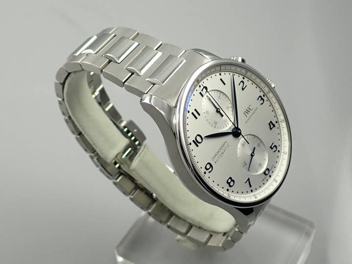 IWC Portuguese Chronograph Ref.IW371617 Silver Dial Unused Y15S7K8L