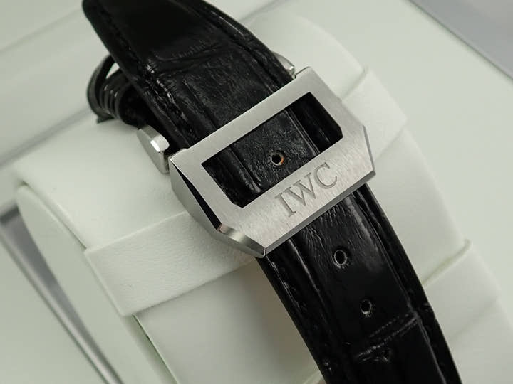 IWC ポルトギーゼ クロノグラフ Ref.IW371447 ブラック文字盤 極美品 Z0494798
