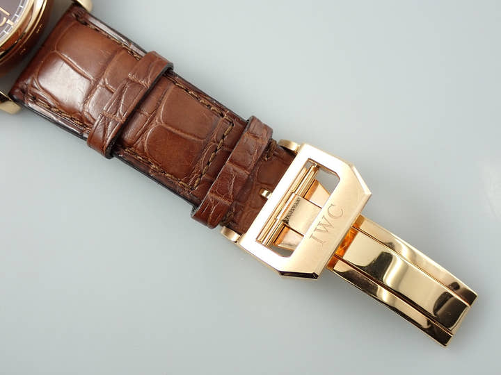 IWC ポルトギーゼ オートマティック Ref.IW500124 18KREG ブラウン文字盤 美中古 W3244966