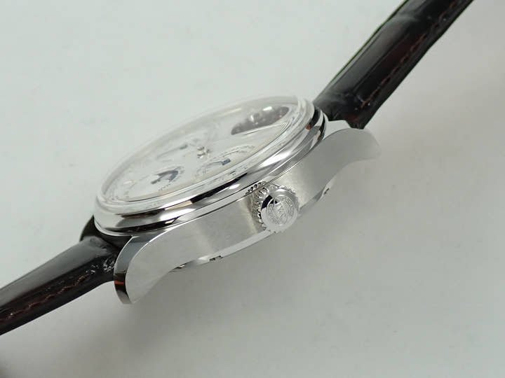 IWC ポルトギーゼ パーペチュアル カレンダー トゥールビヨン Ref.IW504505 シルバー文字盤 美品 3YY2ZJ23
